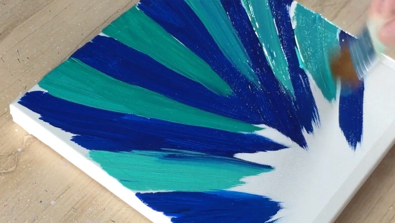 アクリル絵の具を使用した オーロラと雪山 の描き方 初心者が簡単に絵を描く方法 Junya Art Note アクリル絵の具を使用した オーロラと雪山 の描き方 初心者が簡単に絵を描く方法 Junya Art Note