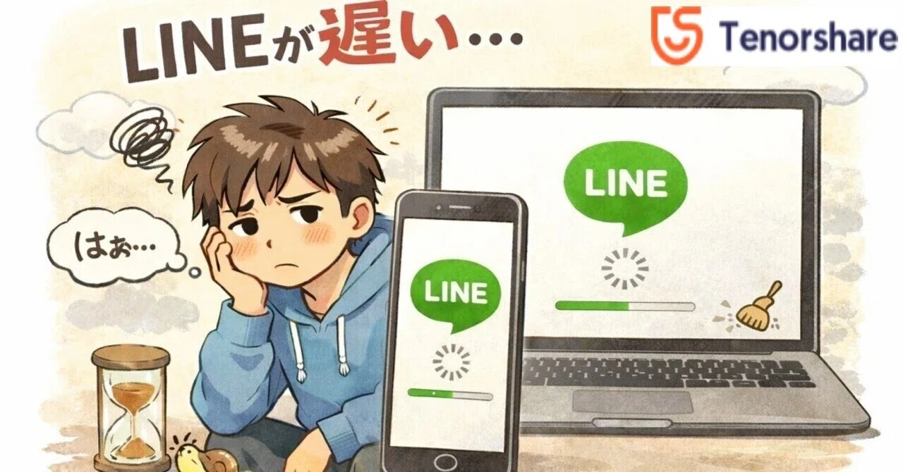 ライン の 立ち上がり が 遅い