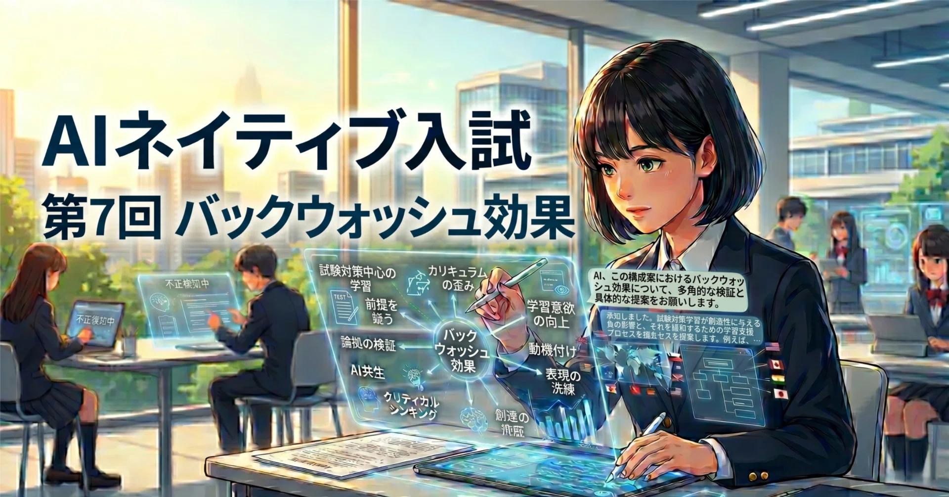 AIネイティブ入試【第7回】高校教育へのバックウォッシュ効果｜笹埜 健斗