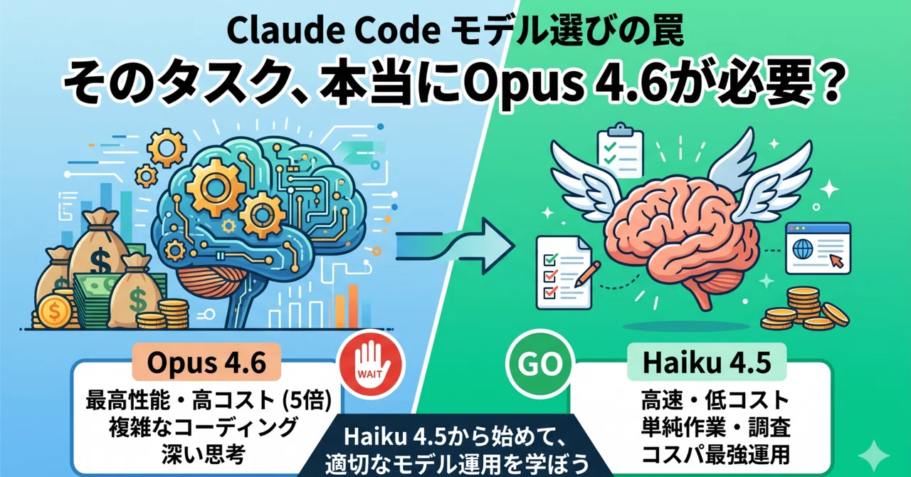 Claude Code で Haiku 4.5 を活用していますか？ 私は最近活用するようにしています｜Ryo | AI と経営とエンジニアリング