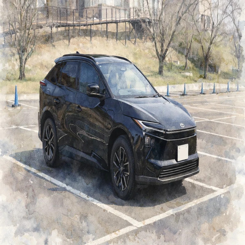 01 初めまして：トヨタbZ4X 長期レビュー開始｜ひでえん