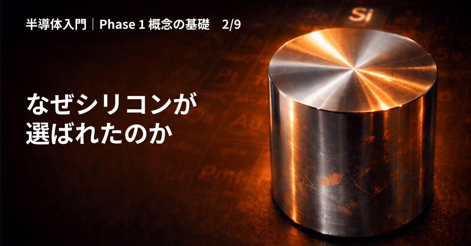 シリコンはなぜ選ばれたか