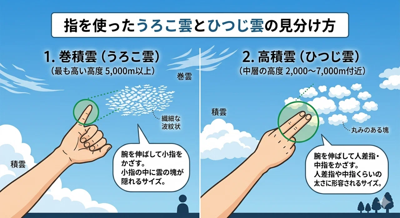 空に広がる「魚の群れ」の正体。うろこ雲とひつじ雲の意外な見分け方