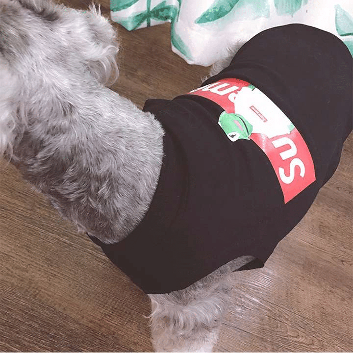 Supreme ベット用品 犬の服 春夏服 中型 小型犬 お出掛け お散歩 ドッグウェア ファッション 人気 Tシャツ 室内 室外 3色5サイズ選択可能 Tangelq Note Supreme ベット用品 犬の服 春夏服 中型 小型犬 お出掛け お散歩 ドッグウェア ファッション 人気 Tシャツ 室内 室外 3色5サイズ選択可能 Tangelq Note