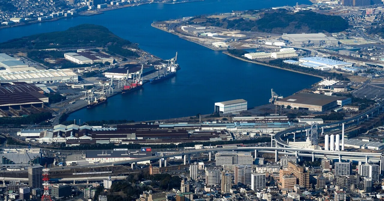 北九州俯瞰 若戸大橋と共に｜青おび