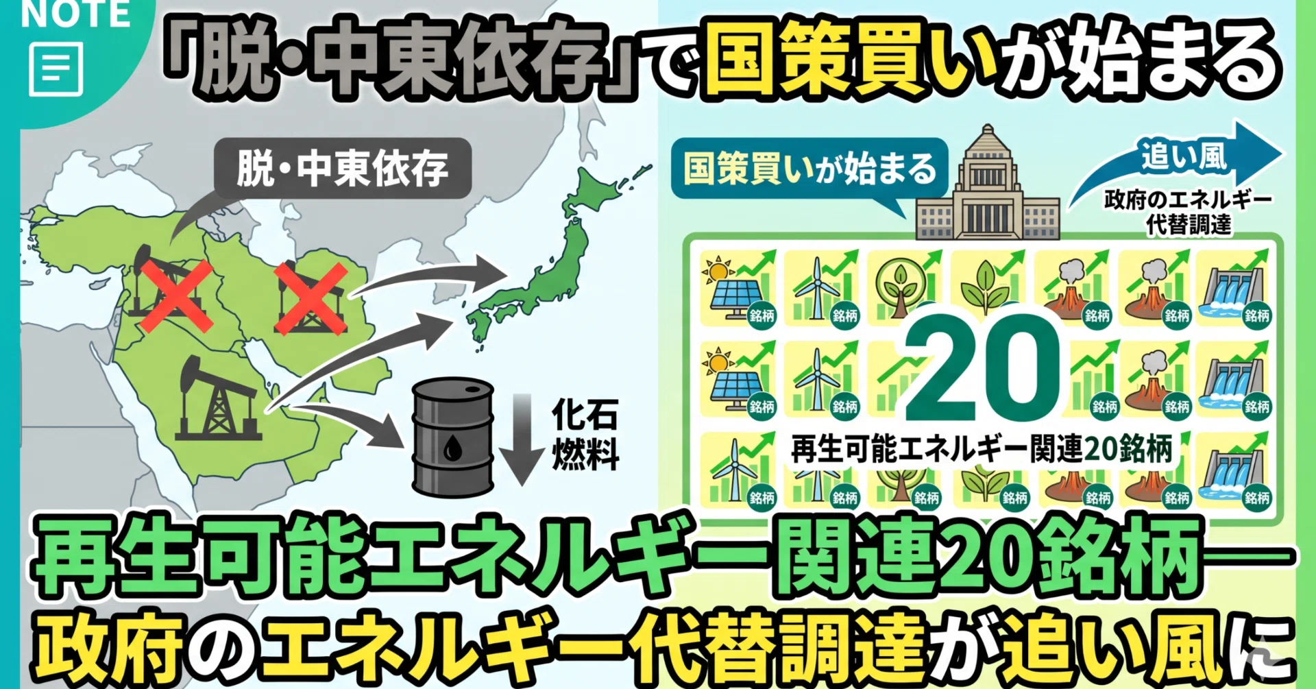 脱・中東依存」で国策買いが始まる再生可能エネルギー関連20銘柄