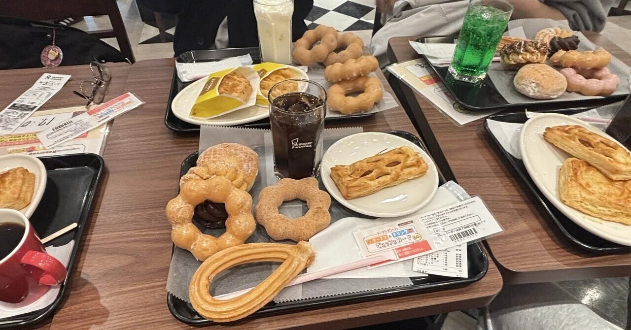 ミスタードーナツを沢山食べたい｜散歩します 散歩が好きなので