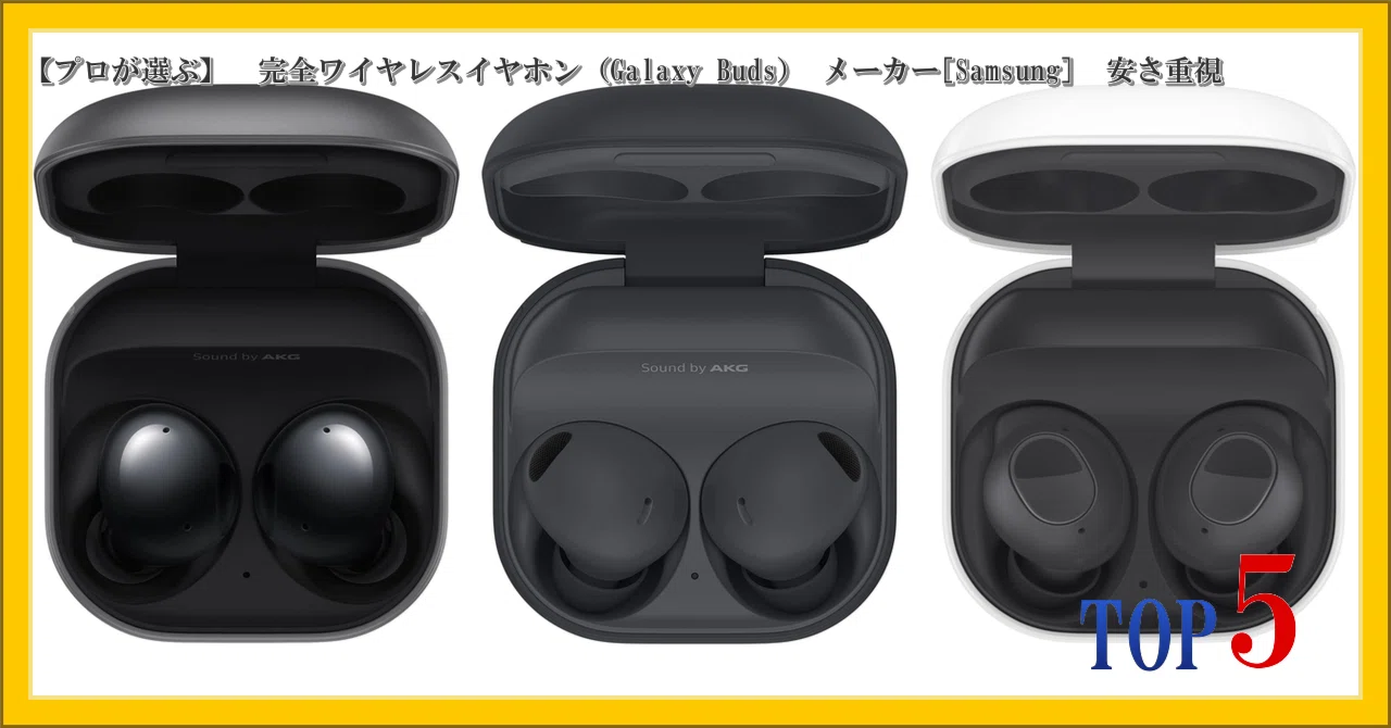 プロが選ぶ】 完全ワイヤレスイヤホン（Galaxy Buds） メーカー