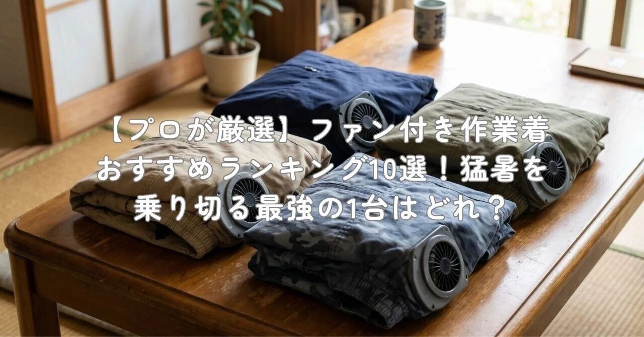 プロが厳選】ファン付き作業着おすすめランキング10選！猛暑を乗り切る 