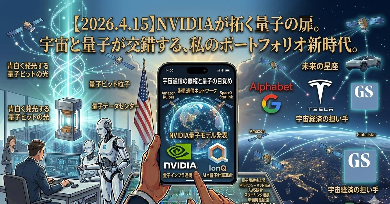[2026.4.15] The quantum door opened by NVIDIA. A new era for my ...