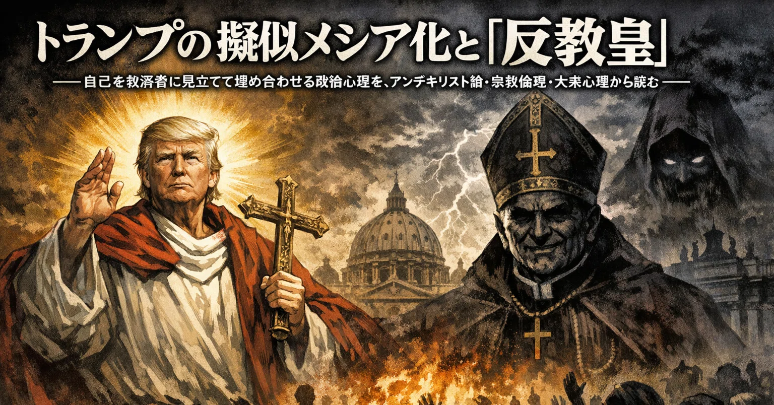 トランプの擬似メシア化と「反教皇」――自己を救済者に見立てて 