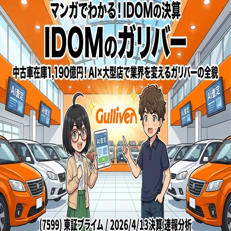 マンガで決算分析】売上5,627億円で過去最高なのに減益——
