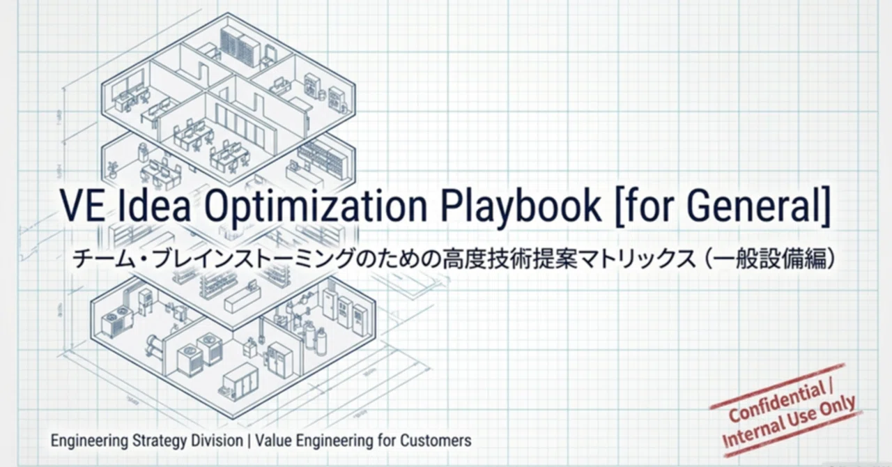 VE Idea Optimization Playbook [for General]：チーム・ブレインストーミングのための高度技術提案 ...