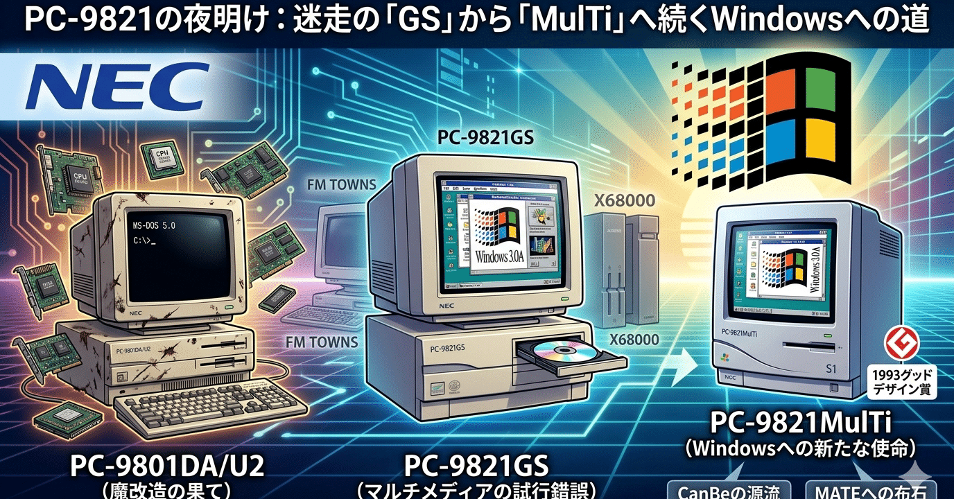 希有品NEC PC-9821 Xs デスクトップPC PC-9821Xs
