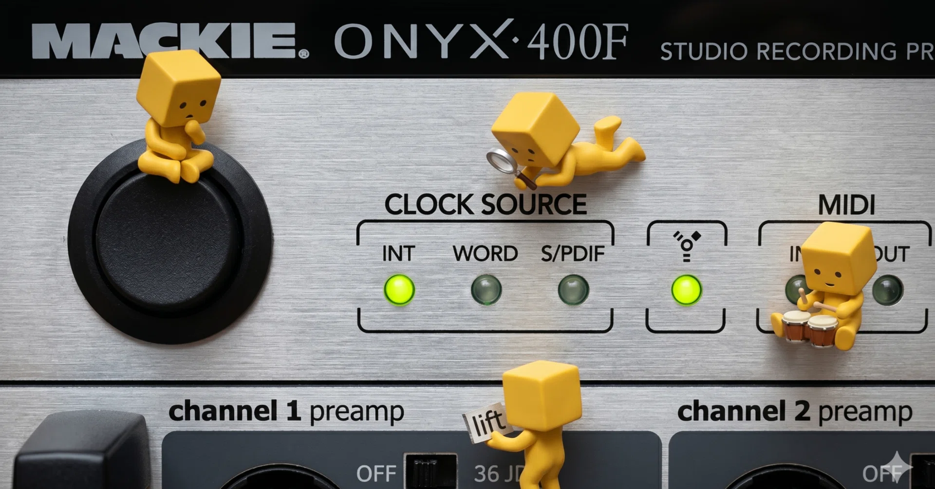 MACKIE ONYX 400Fレビュー｜小型卓の音？パンチの効いたFireWire名機を