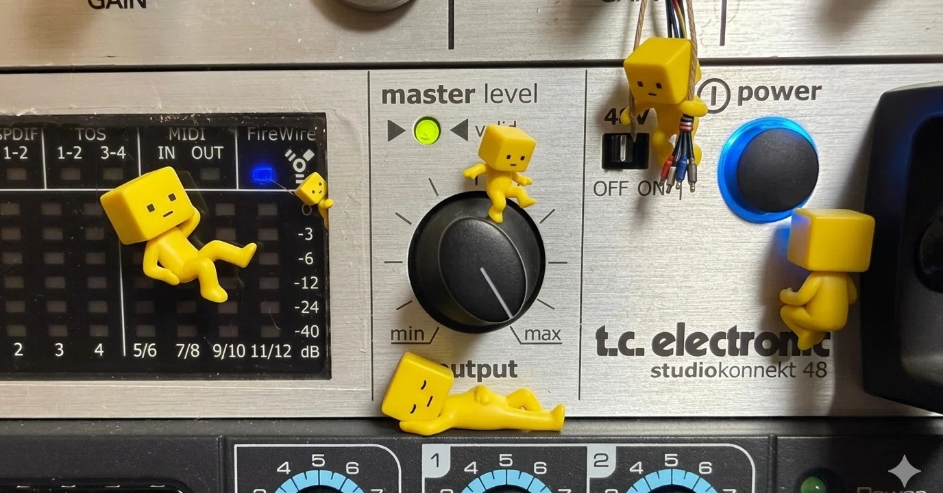 音源色々持ってます^ ^ StudioKonnekt 48が教えてくれる「機材の思想」 | FireWire機材の思想
