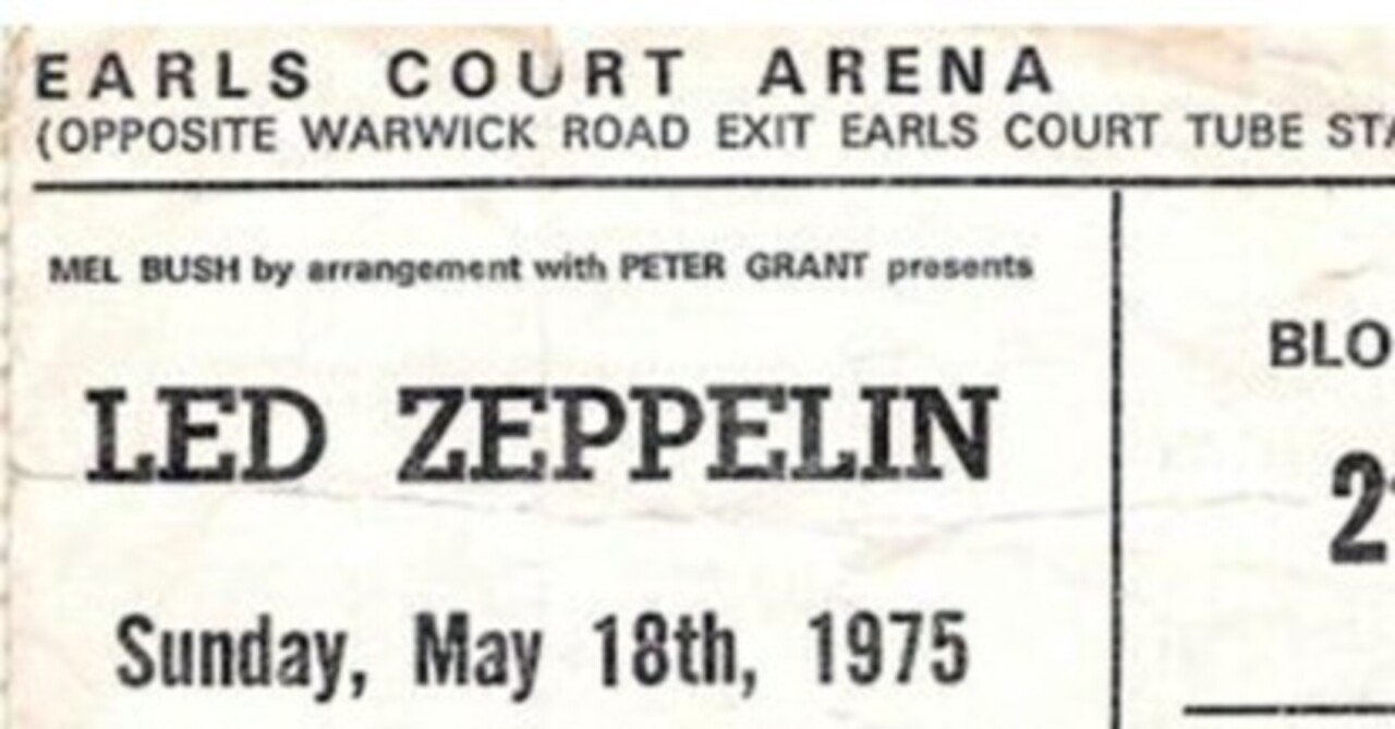 led zeppelin / 1975年5月18日アールズコート公演 Earl's Court 1975 Final Night : The Video （Gift） | cinnamon の