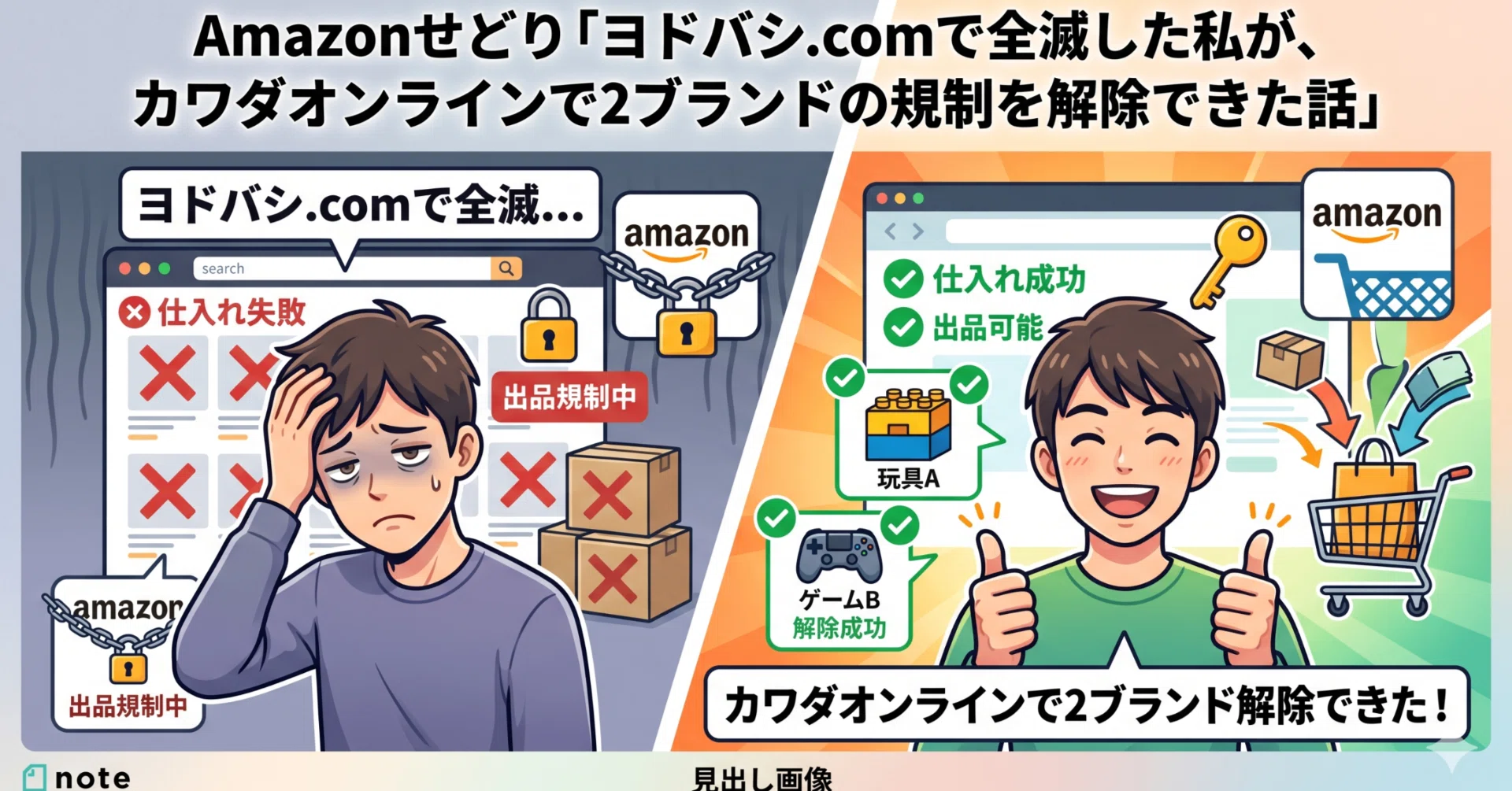 Amazonせどり「ヨドバシ.comで全滅した私が、カワダオンラインで2
