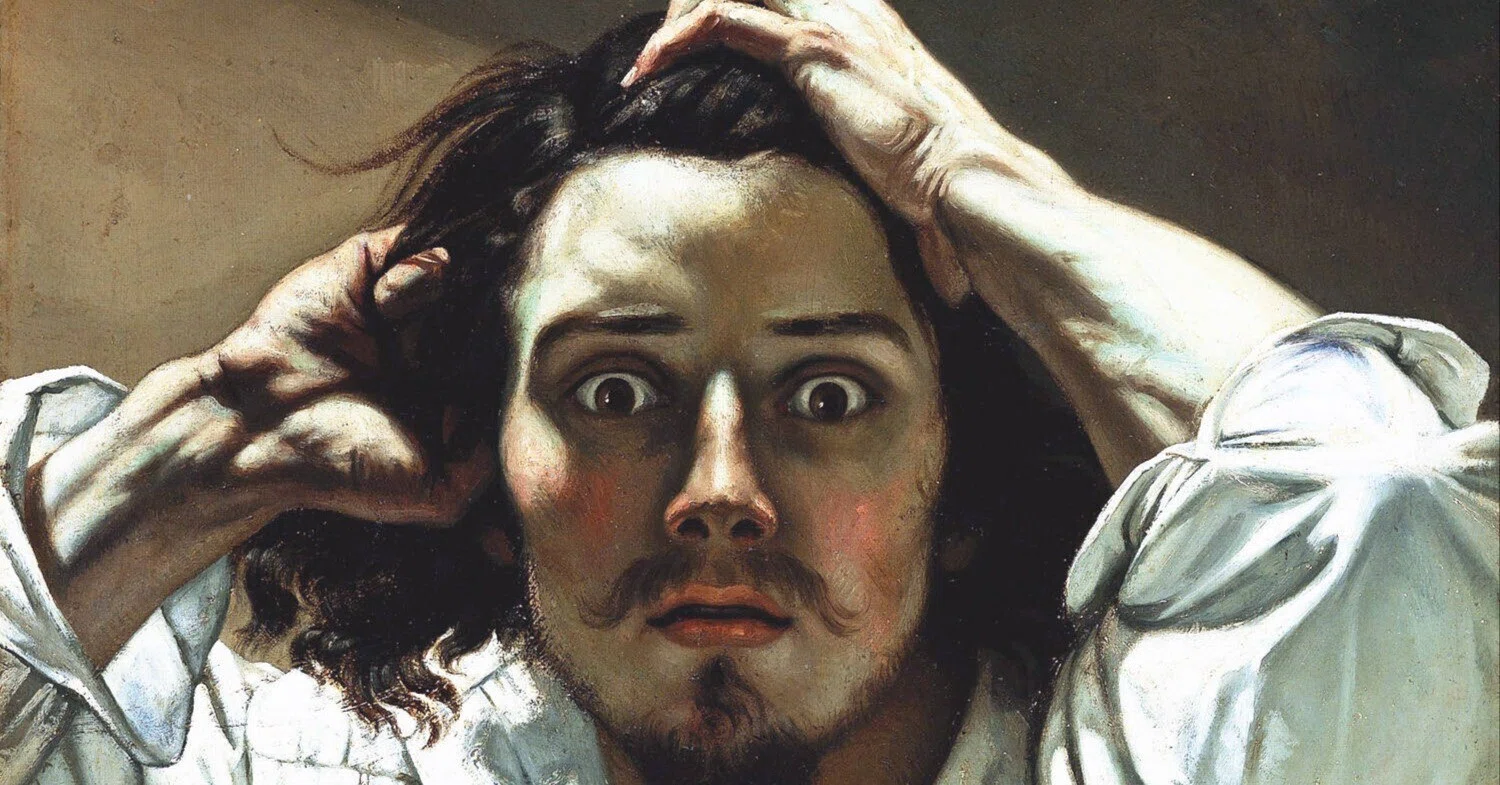 剥き出しの狂気】見つめ返される、絶望の深淵。クールベ『絶望（自画像