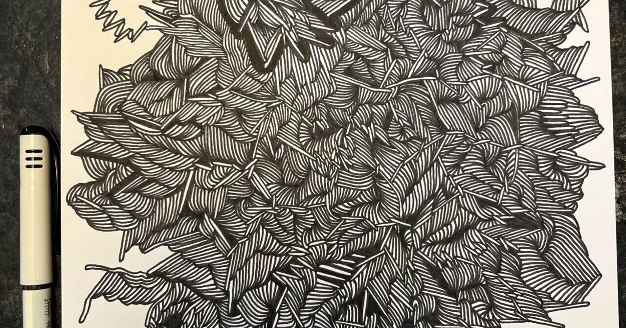 縁辺部で鈍化する描写と過去と現在を等価に投影する描画画面と。｜objet_texture