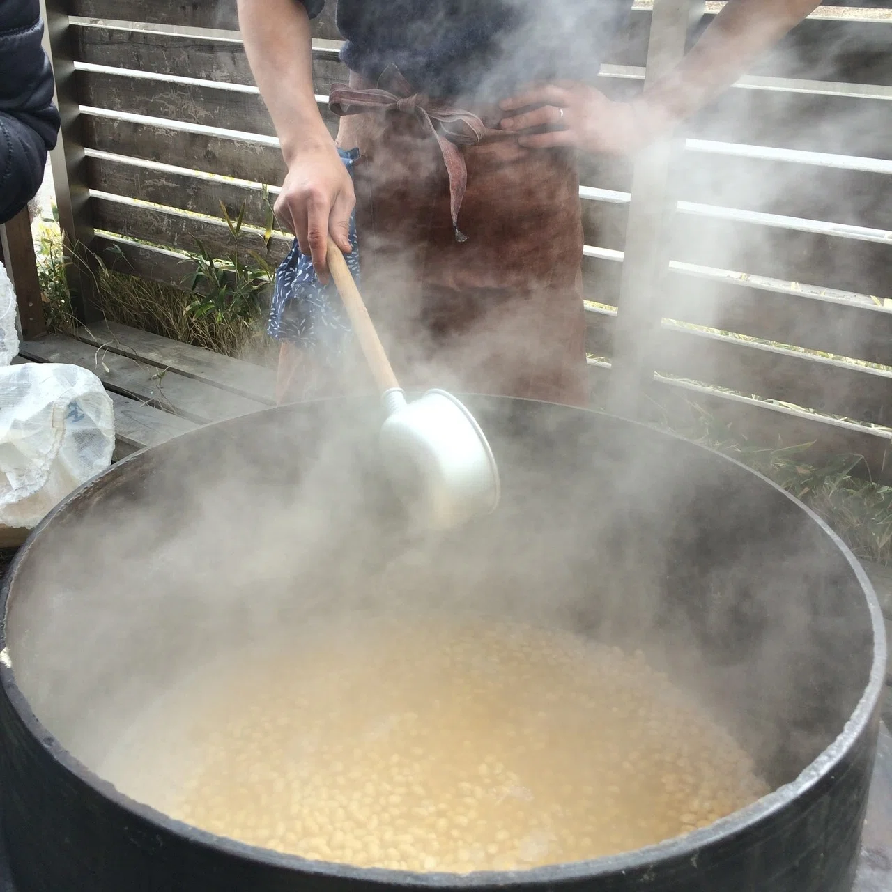 大釜 大豆煮たりとか