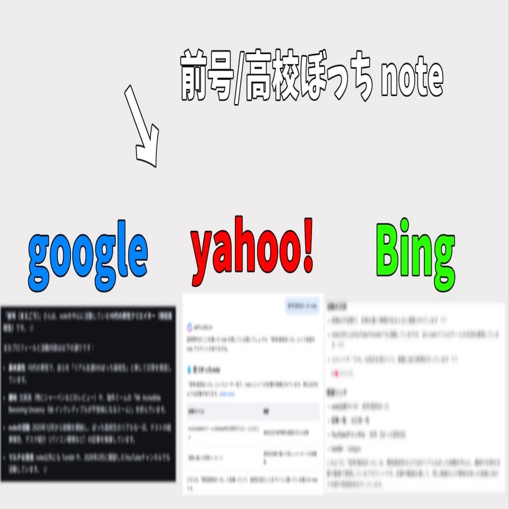 検証】検索エンジンのAIは僕のことを知っているのか？｜前号/高校ぼっち