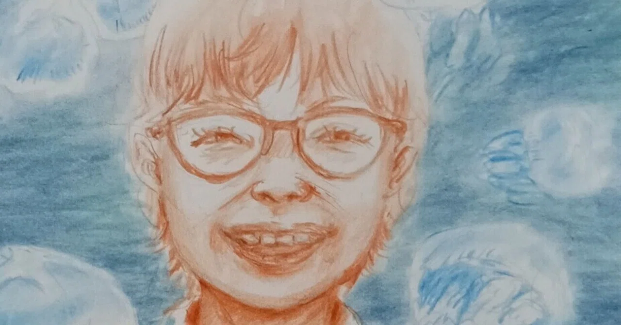 色鉛筆画　絵画　「Remember When」 色鉛筆画0415｜エカレエリ@詩-絵-自主制作