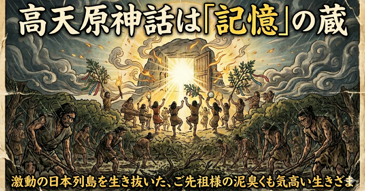 高天原神話は「記憶」の蔵:激動の日本列島を生き抜いた、ご先祖様の泥臭くも気高い生きざま|江戸っ子だいちゃん