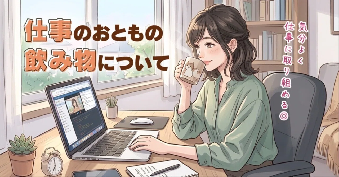 仕事のおともに何を飲んでいますか？仕事中の飲み物について｜eri