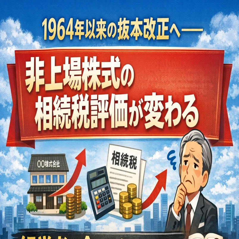 1964年以来の抜本改正へ――非上場株式の相続税評価が変わる 経営者が今