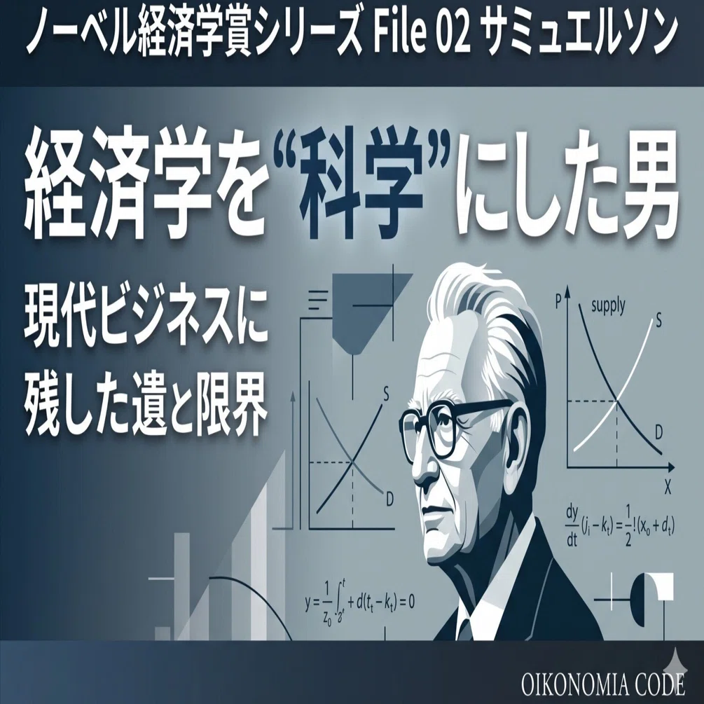 ノーベル経済学賞 File02】ポール・サミュエルソン：経済学を