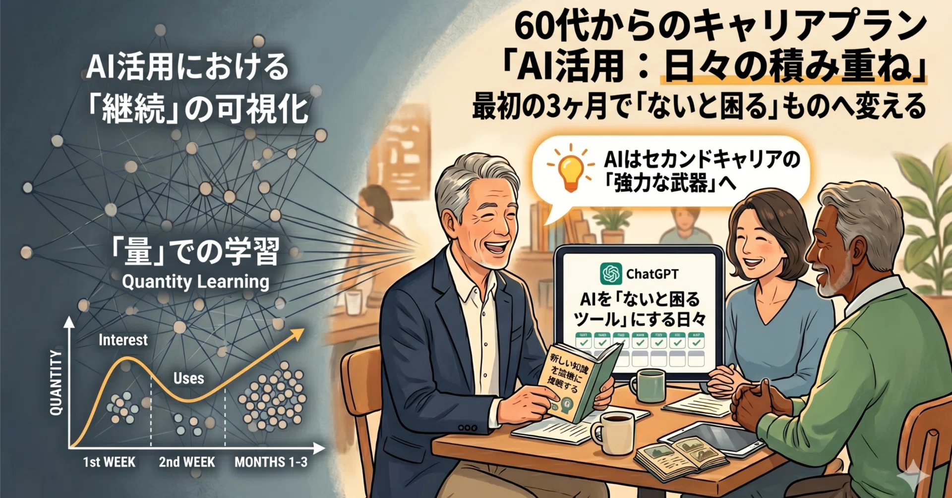 60代から先のキャリアプラン：ChatGPTを初めて使ったとき ～ 最初の