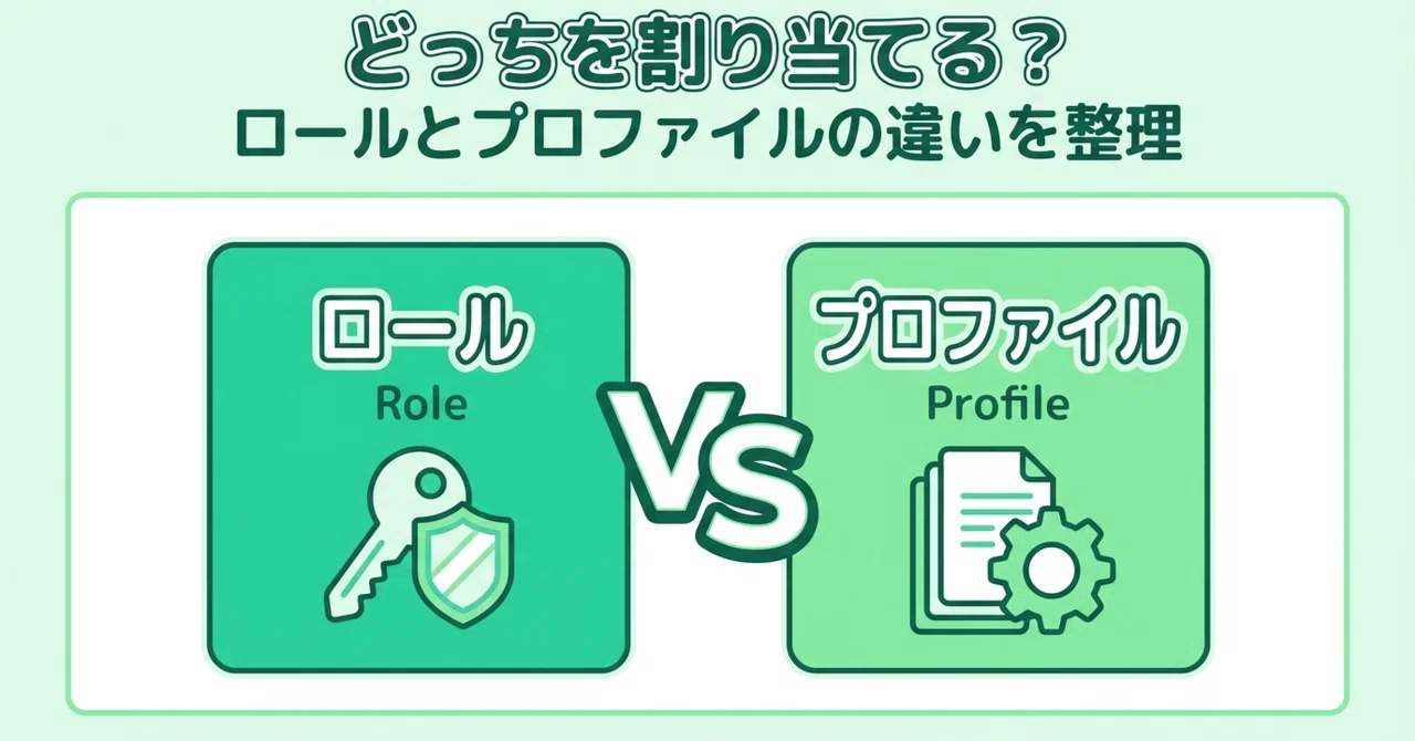 🔖 ロールとプロファイル、どっちを割り当てればいいの？SAPの権限管理