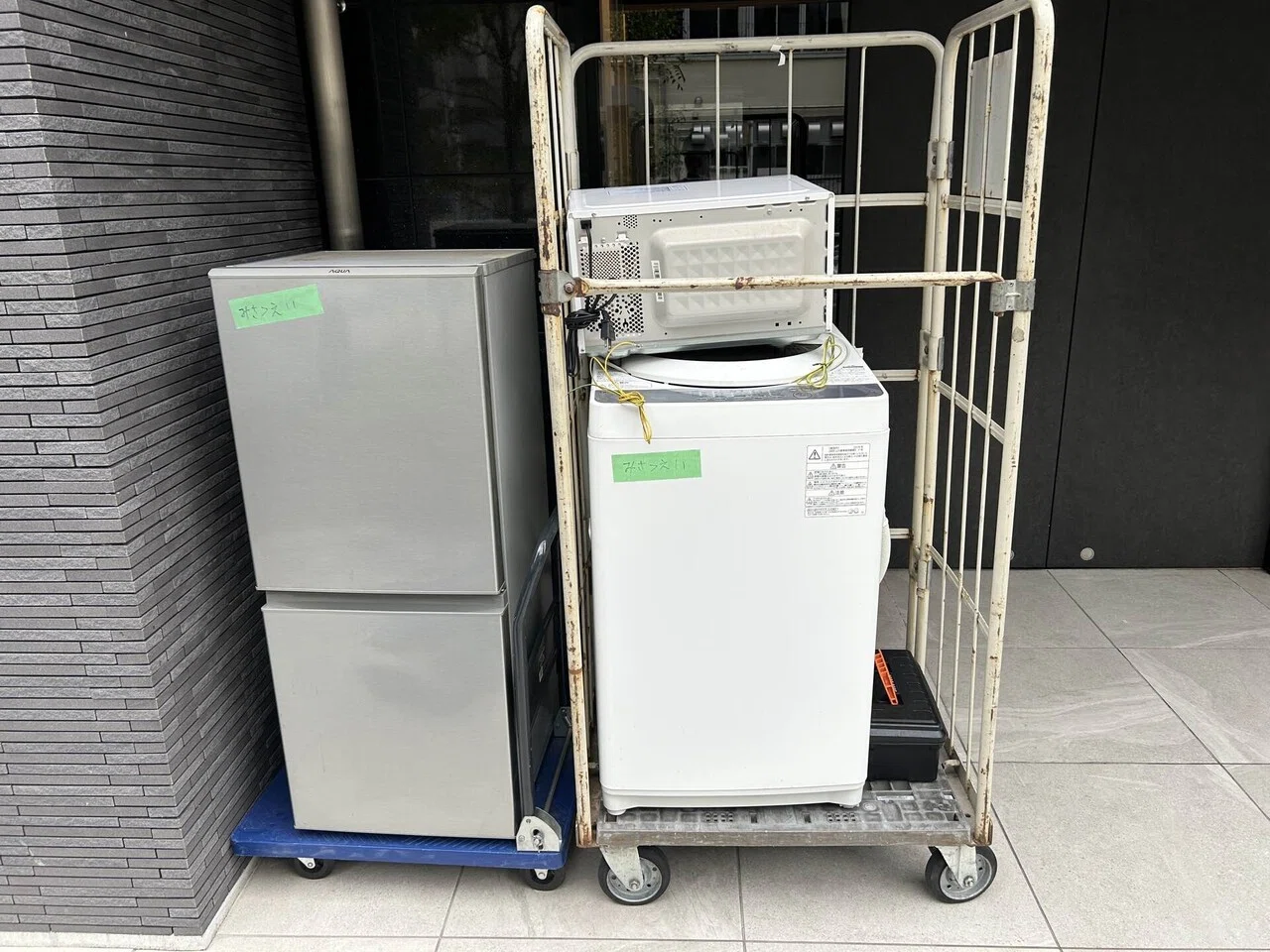 江東区石島】引越し時の家電3点セットをまとめて回収！冷蔵庫・洗濯機 