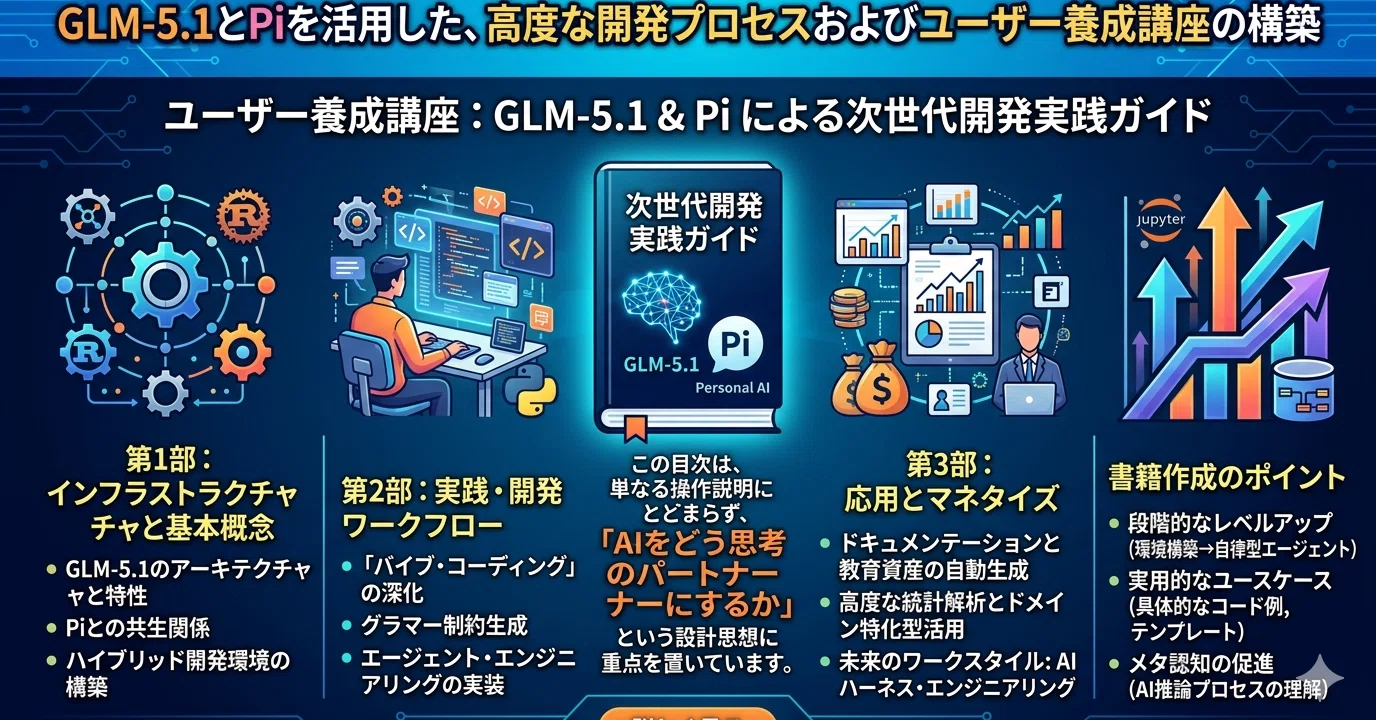 ユーザー養成講座:GLM-5.1 & Pi による次世代開発実践ガイド ユーザー養成講座:GLM-5.1 & Pi による次世代開発実践ガイド