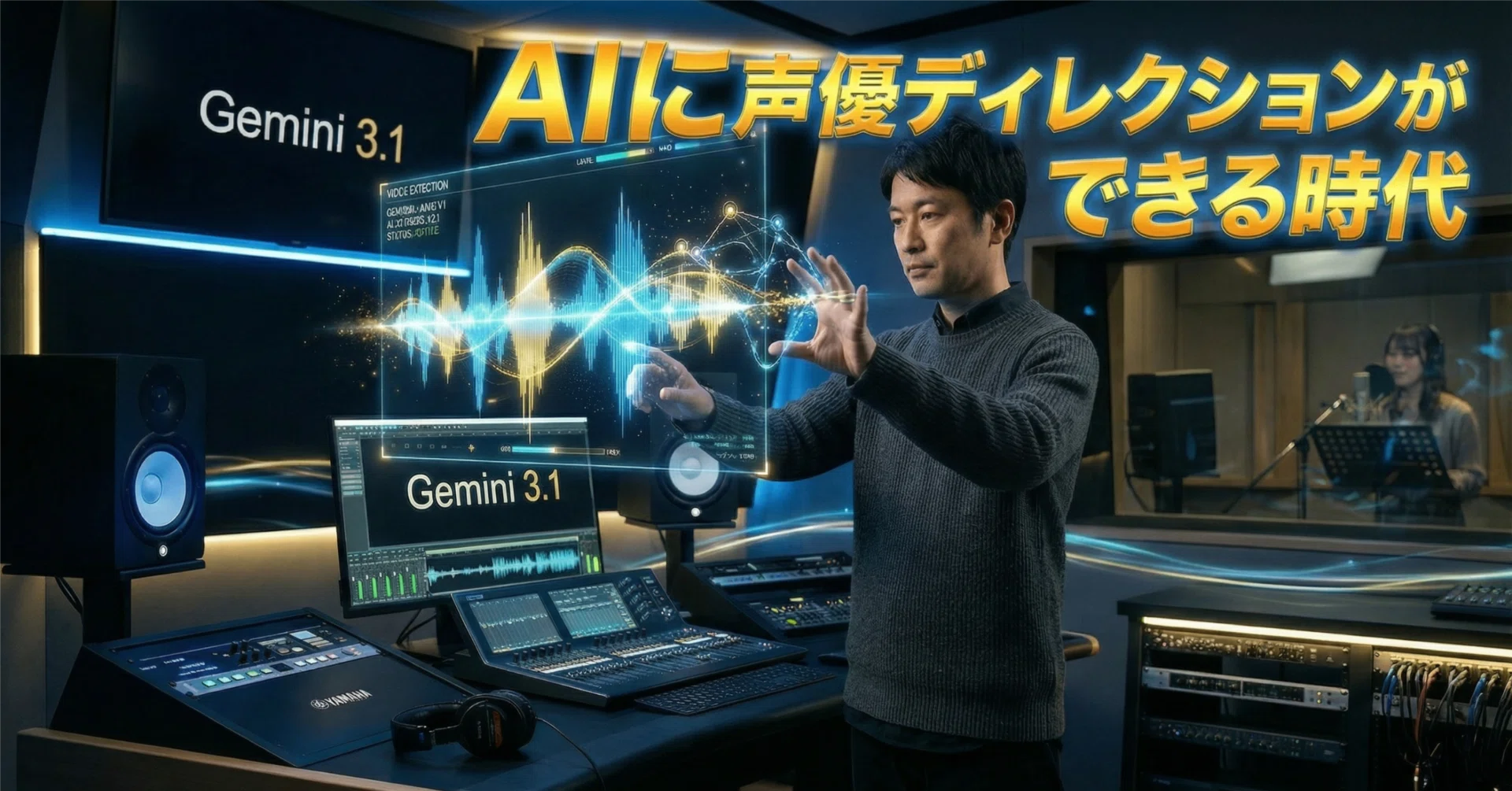 2026年4月最新】AIに声優ディレクションができる時代が来た、「gemini