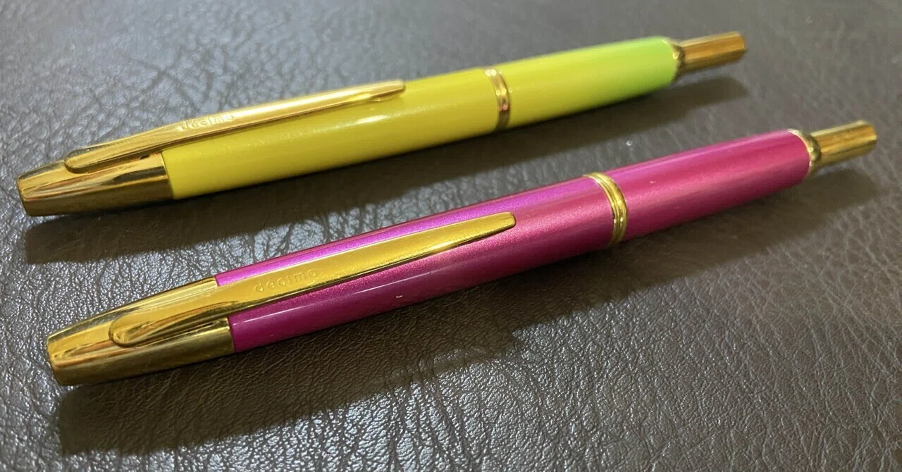着せ替えできる万年筆 キャップレスデシモ｜noda