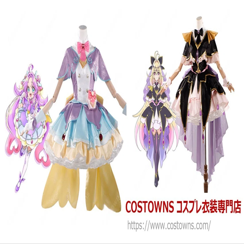 a*様 【Lサイズ】名探偵プリキュア!　＜キュアアルカナ・シャドウ＞風　コスプレ 森亜るるか キュアアルカナ・シャドウ コスプレ衣装 名探偵プリキュア
