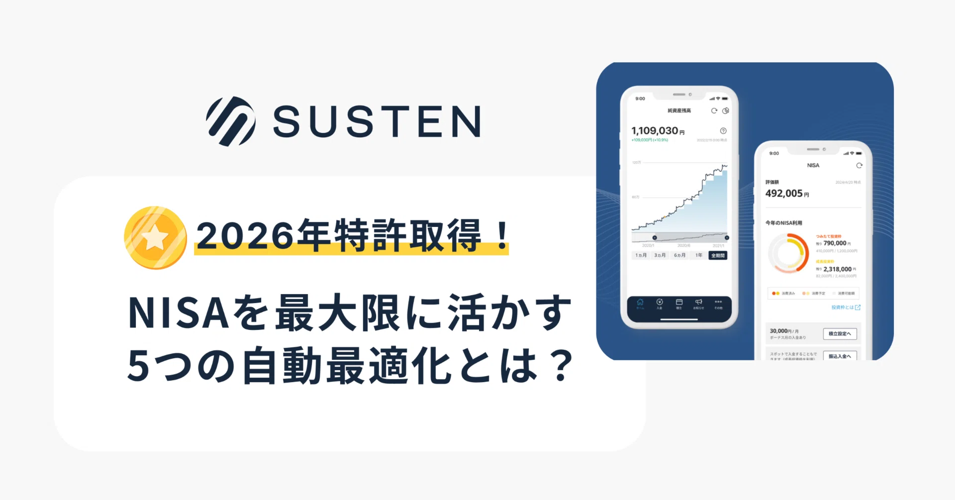 2026年 祝！特許取得！】NISAを“最大限に活かす”5つの自動最適化とは