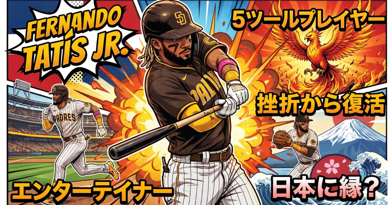 抜群のスター性】MLBで“華のある”男、タティスJr.の正体｜村上侑司