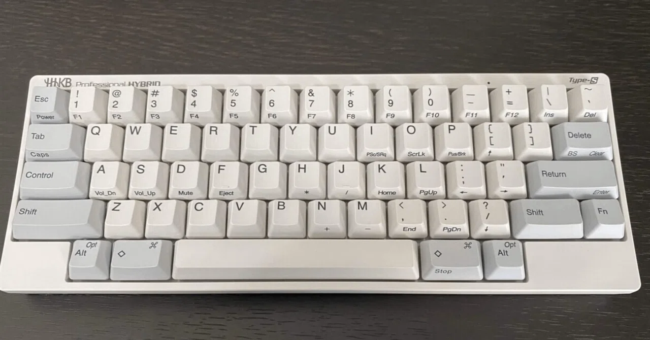 キーボード HHKB HHKB Professional2 Type-S 白（英語配列） 特製キーボードルーフ付