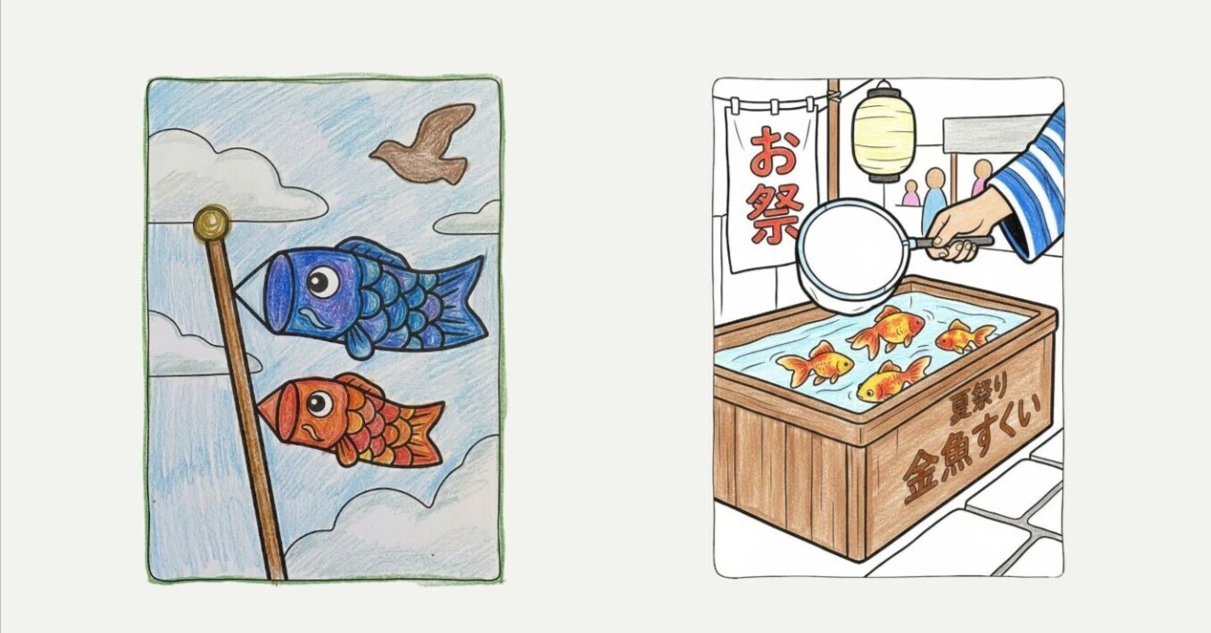 昭和レトロぬりえ｜なつかしい季節と暮らし（無料2枚）｜calm