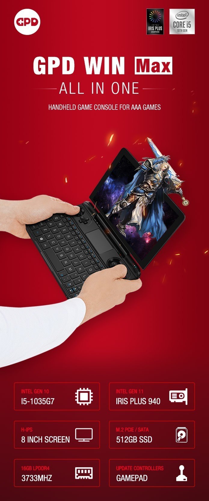 GPD WIN Max 実機レビュー】 AAAタイトルが動くUMPC｜Y.Hirano
