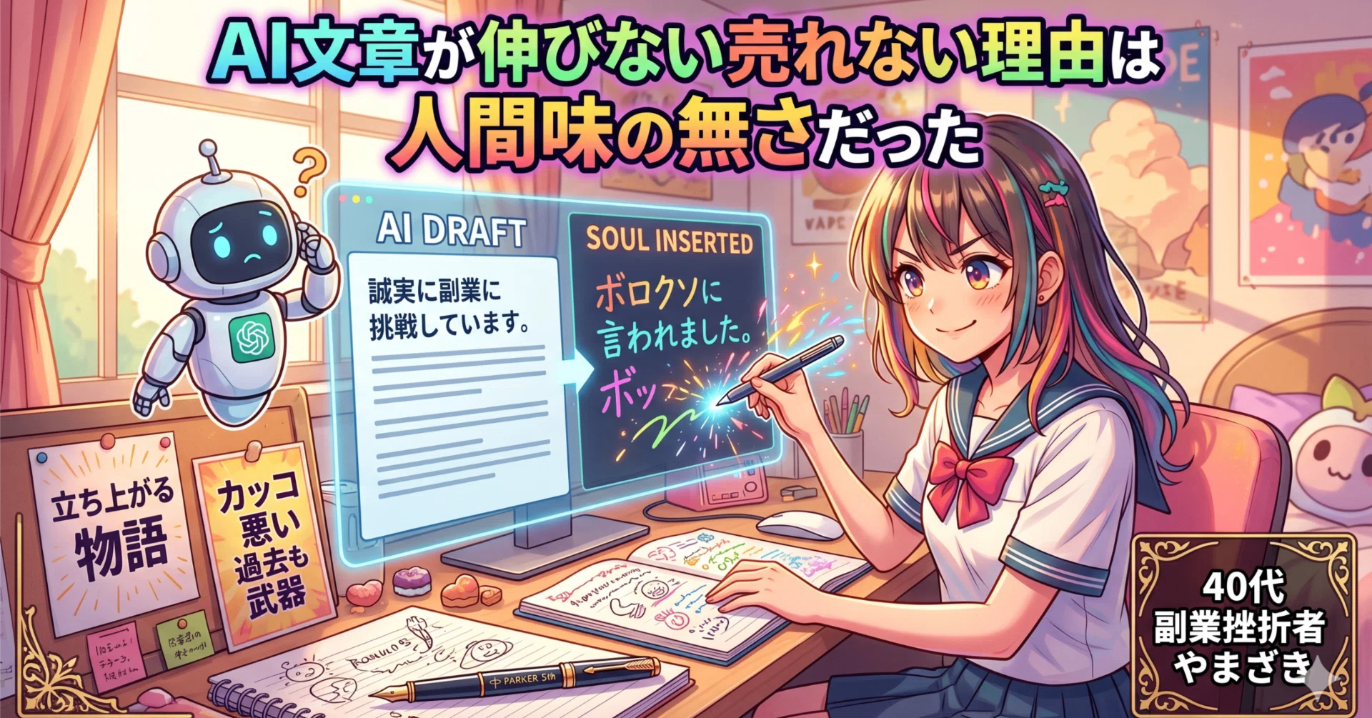 AI☆꒡̈⃝様 リクエスト 2点 まとめ商品 The Reason AI Content Fails to Grow or Sell Is a Lack of Humanity