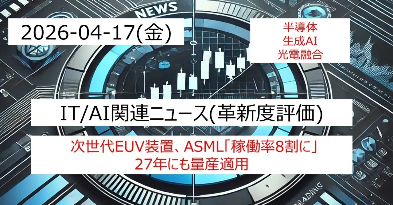 半導体×生成 AI×光電融合:最新技術動向まとめ