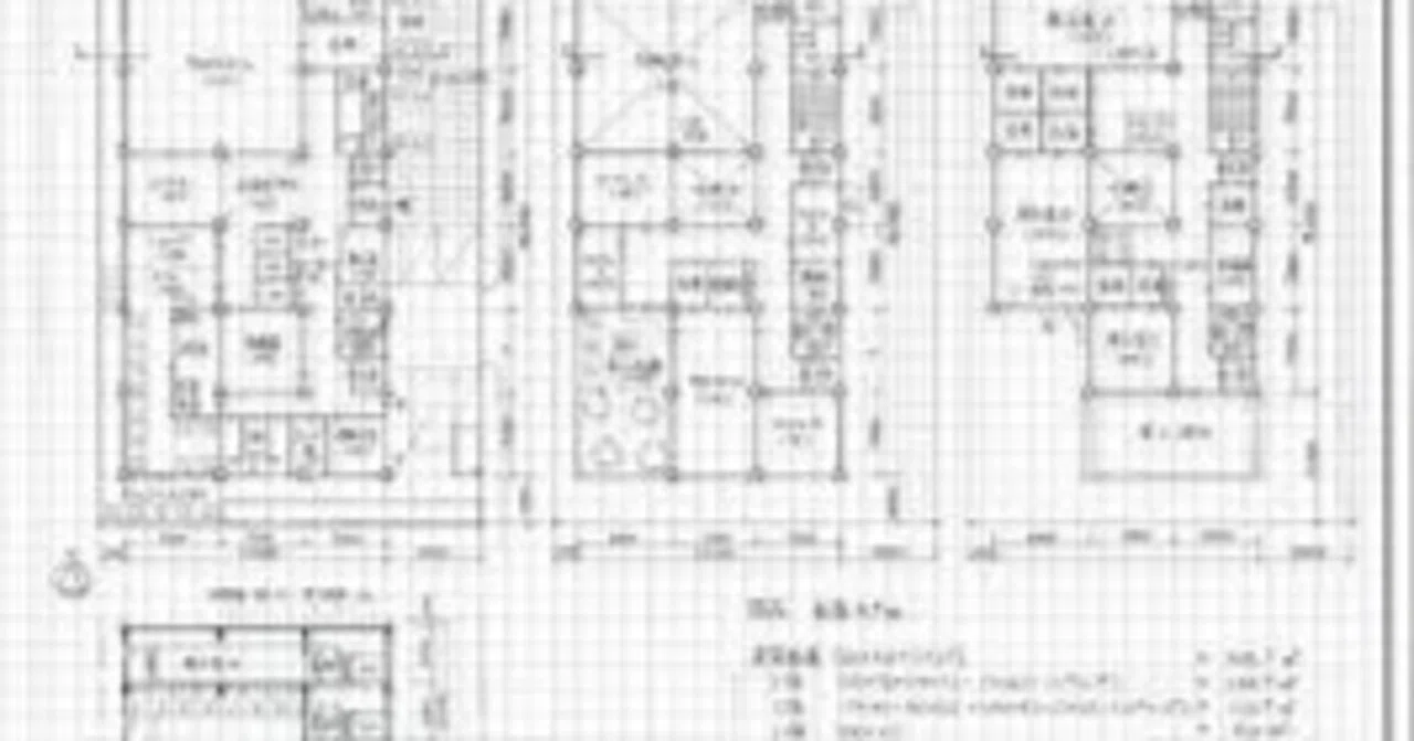 一級建築士製図試験　総合資格テキスト等　試験勉強ノート　製図用紙　下書用紙 59歳で一級建築士試験に挑む——製図試験の白紙から始まった学び直し