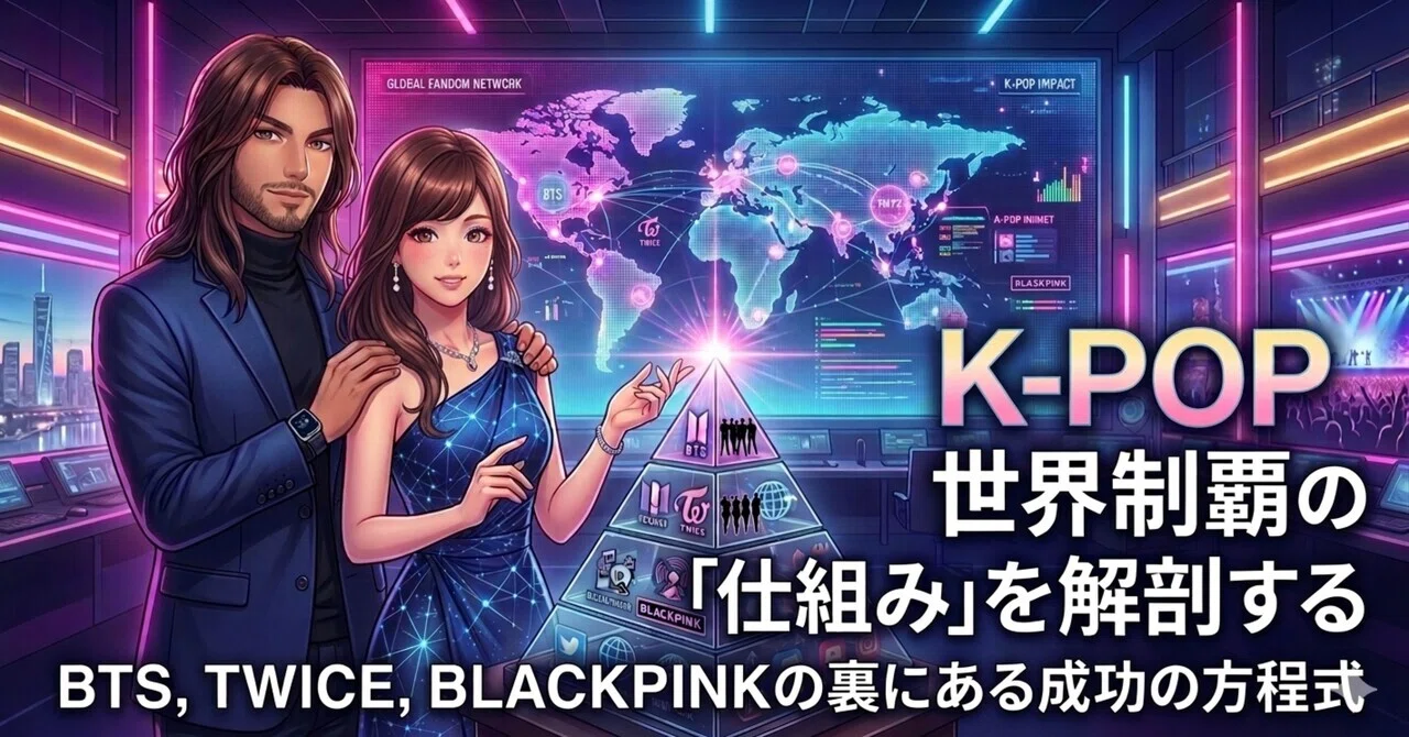 K-POPが世界で成功した本当の理由。BTS、TWICE、BLACKPINKの裏にある 