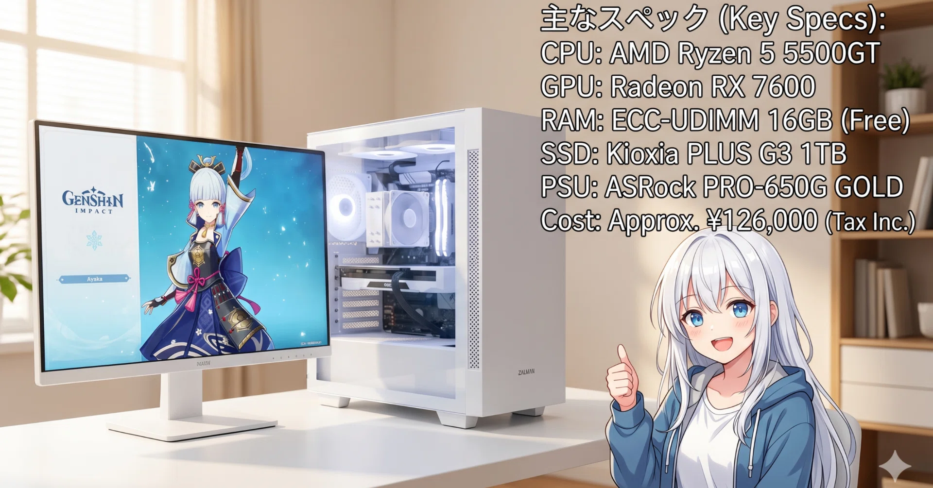 女子大生のための「最適解・格安」ゲーミングPCを自作した話｜沖 哲也
