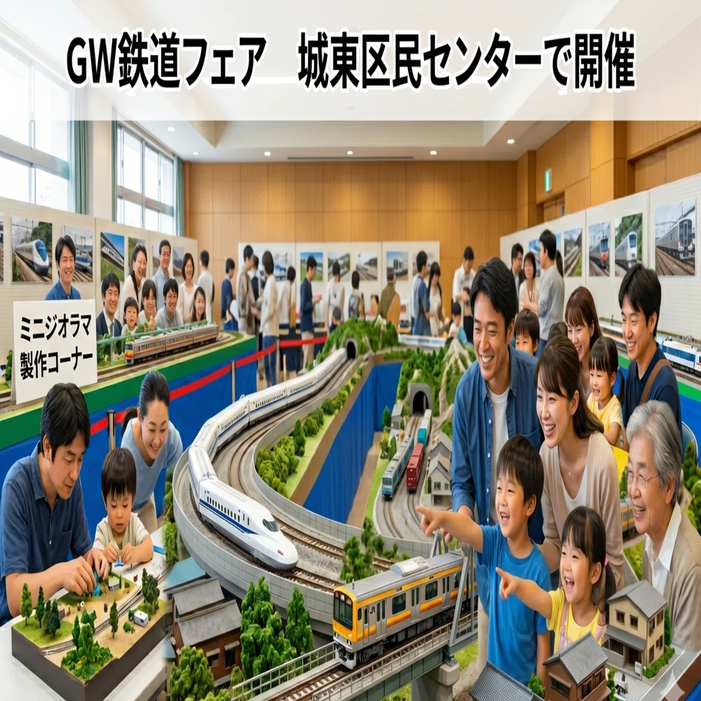 5月5日-6日開催】GW鉄道フェア」のお知らせ～鉄道模型、プラレール