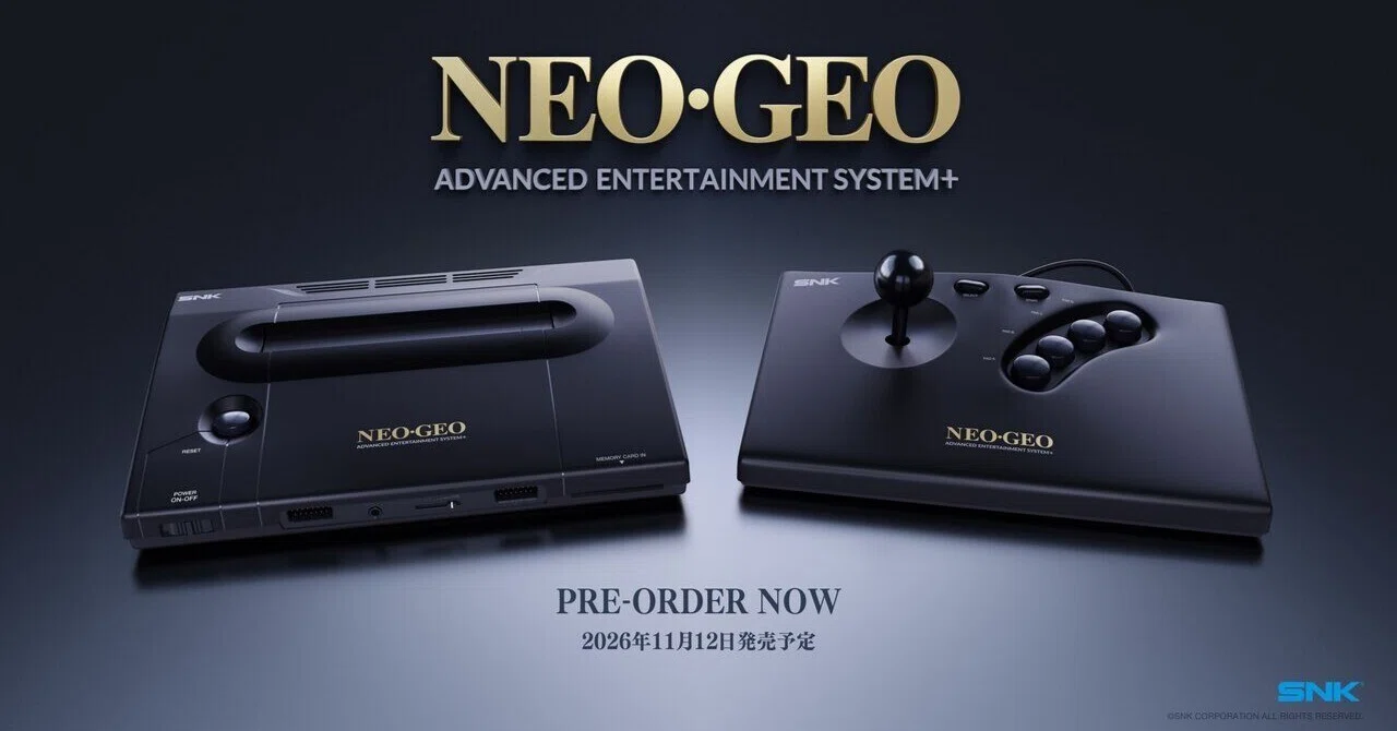 ネオジオが現代に復活。NEOGEO AES+が11月12日に発売、本日（4/17
